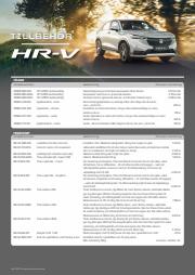 Erbjudande på sidan 2 i Honda Tillbehörsprislista HR-V Hybrid katalogen från Honda