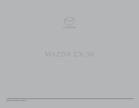 Mazda-katalog | Mazda CX-30 | 2022-02-25 - 2023-01-31