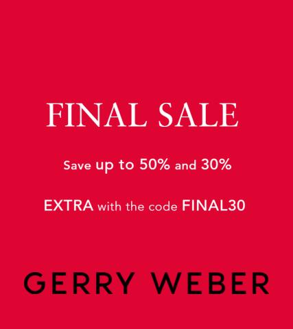 Gerry Weber-katalog i Motala | Gerry Weber Final Sale | 2023-08-07 - 2023-09-29