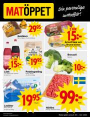 Erbjudanden av Matbutiker i Ödåkra | Matöppet reklamblad de Matöppet | 2023-02-06 - 2023-02-12