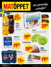 Erbjudanden av Matbutiker i Falkenberg | Matöppet reklamblad de Matöppet | 2023-06-05 - 2023-06-11