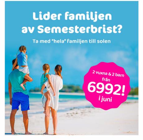 Erbjudanden av Resor i Landskrona | Lider familjen av Semesterbrist? de Detur | 2022-06-02 - 2022-06-30