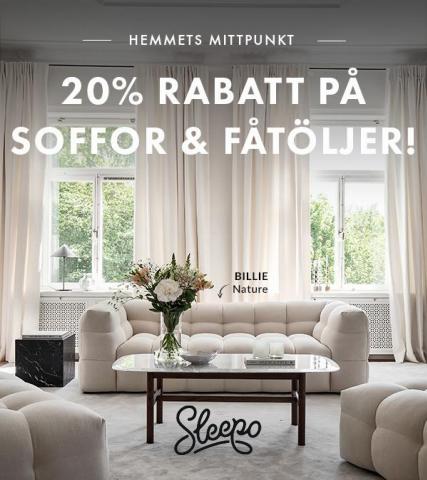Sleepo-katalog | Soffor & Fåtöljer | 2023-01-18 - 2023-02-24