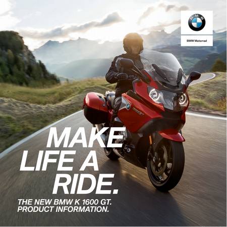 BMW Motorcyklar-katalog | BMW Motorcyklar K1600GT | 2021-04-28 - 2021-12-31