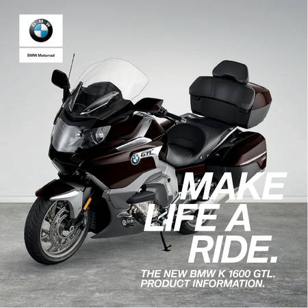 BMW Motorcyklar-katalog | BMW Motorcyklar K1600GTL | 2021-04-28 - 2021-12-31