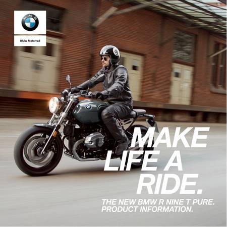 BMW Motorcyklar-katalog | BMW Motorcyklar R Nine T-Pure | 2021-04-28 - 2021-12-31