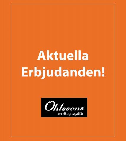 Ohlssons Tyger-katalog i Umeå | Ohlssons Tyger Aktuella Erbjudanden! | 2022-09-01 - 2022-10-07