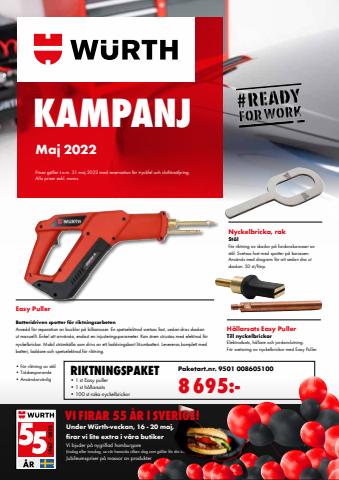 Würth-katalog | Butikskampanj Maj | 2022-04-30 - 2022-05-31