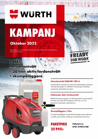 Würth-katalog | Månadskampanj Oktober 2022 | 2022-10-01 - 2022-10-31