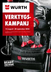 Erbjudanden av Bygg och Trädgård i Växjö | Verktygskampanj September 2023 de Würth | 2023-09-01 - 2023-09-30