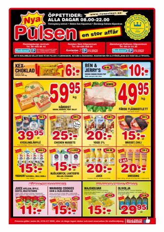 Erbjudanden av Matbutiker i Tyresö | Nya Pulsen reklambad de Nya Pulsen | 2022-06-27 - 2022-07-03
