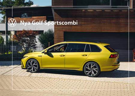 Jeppssons-katalog | Volkswagen Nya Golf Sportscombi | 2021-01-10 - 2022-12-31