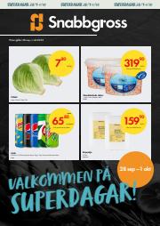 Snabbgross-katalog i Växjö | Snabbgross Erbjudande Kampanjblad v-39-40 | 2023-09-25 - 2023-10-01