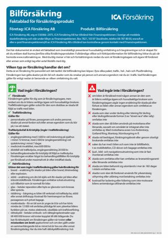 Erbjudanden av Banker i Mjölby | Bilförsäkring de ICA Banken | 2022-08-31 - 2022-11-26