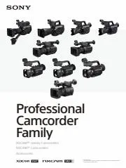 Erbjudanden av Elektronik och Vitvaror i Norrköping | Sony Professional Camcorder Family de Sony | 2023-02-04 - 2023-04-15