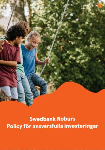 Erbjudanden av Banker i Huddinge | Policy for Responsible investments 2022 de Swedbank | 2022-01-12 - 2022-06-30