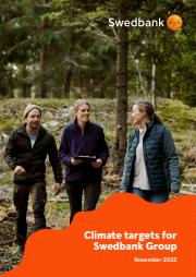 Erbjudanden av Banker i Sollentuna | Climate targets for Swedbank Group de Swedbank | 2023-02-21 - 2023-05-27