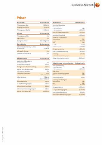 Swedbank-katalog i Ängelholm | Prislista Företag | 2023-06-01 - 2023-09-29
