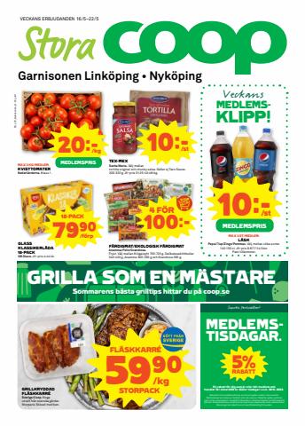 Erbjudanden av Matbutiker i Linköping | Stora Coop Erbjudanden de Stora Coop | 2022-05-16 - 2022-05-22