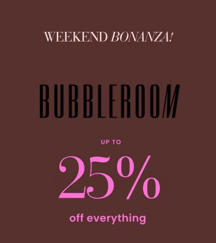 Bubbleroom-katalog | Weekend Bonanza! | 2022-09-23 - 2022-10-08