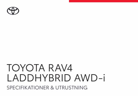 Toyota-katalog | Toyota Rav4 Laddhybrid Awd-I | 2022-06-04 - 2023-06-04
