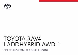 Toyota-katalog | Toyota Rav4 Laddhybrid Awd-I | 2023-06-05 - 2024-06-05