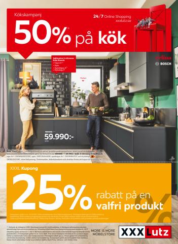 Erbjudanden av Möbler och Inredning i Lund (Skåne) | 50% på kök de XXXLutz | 2022-12-04 - 2022-12-11