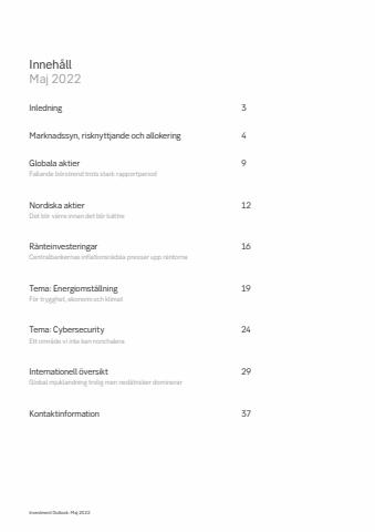 Skandinaviska Enskilda Banken-katalog i Helsingborg | Investment Outlook | 2022-06-28 - 2022-08-27