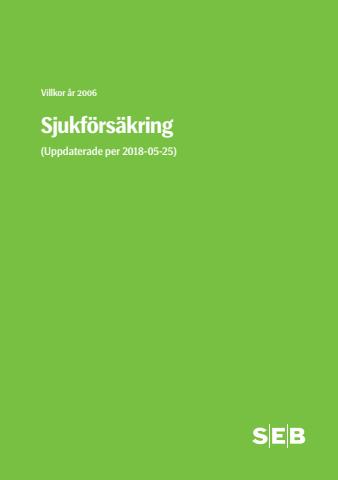 Skandinaviska Enskilda Banken-katalog i Klippan | Om Sjukförsäkring | 2023-03-29 - 2023-06-29