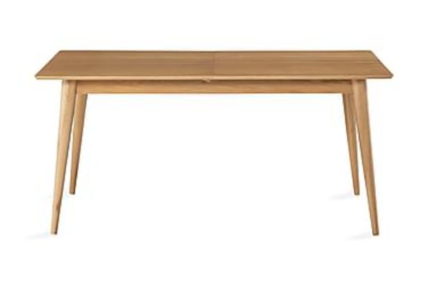 BABBIE Förlängningsbart Matbord 210 cm Massiv Ek/Brun för 5799 kr på Furniturebox