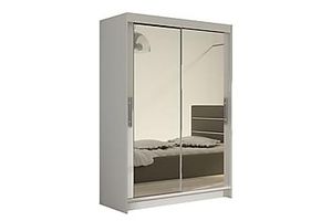 VICK Garderob Skjutdörrar Spegel Vit för 6999 kr på Furniturebox