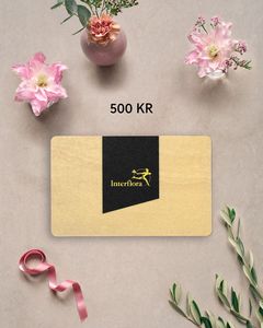 Presentkort 500 för 500 kr på Interflora