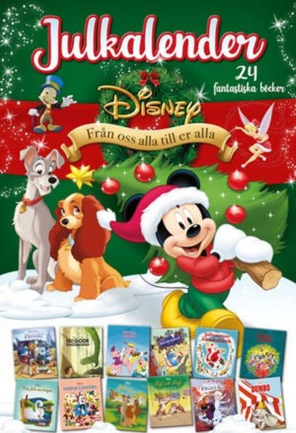 Disney Adventskalender Med 24 böcker för 209 kr på Jollyroom