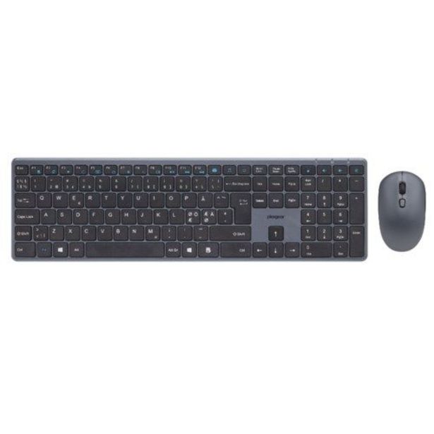 Plexgear KM-Silent Trådlöst tangentbord och mus för 299,9 kr