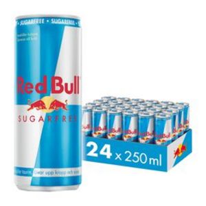 24 st Red Bull Energidryck Flak Sockerfri 250 ml för 429 kr på Gymgrossisten