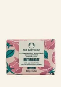 British Rose Cleansing Face & Body Bar för 50 kr på The Body Shop