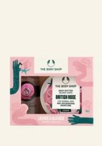 Lather & Slather British Rose Duo för 100 kr på The Body Shop