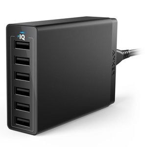 PowerPort 6 - Laddningsstation för skrivbordet 6 USB-portar för 311 kr på Cyberphoto