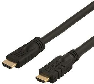DELTACO HDMI-kabel, aktiv, ha-ha, 1080p, v1.4, 15m, svart för 490 kr på Webhallen