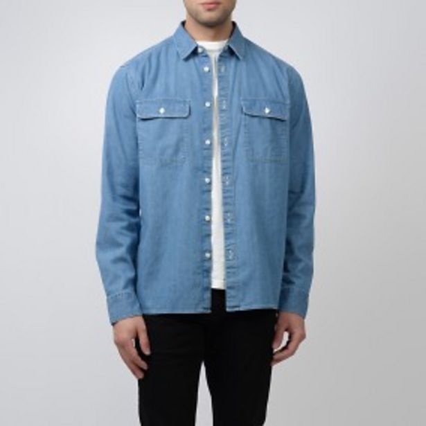 Sigge Jeansskjorta Ljusblå för 299 kr
