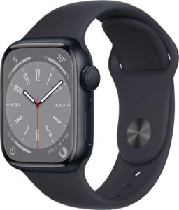 Apple Watch Series 8 (41mm) Aluminium Midnatt Sport för 4999 kr på Inet
