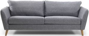 TRENTON 3-sits soffa tyg Rocco grå 281/ek ben för 9295 kr på EM Home