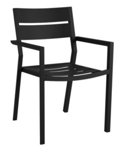 DELIA Karmstol aluminium svart för 1295 kr på EM Home
