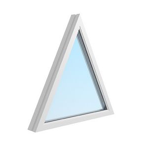 Trekantigt fönster, pyramid Energi Aluminium för 6979 kr på Skånska Byggvaror