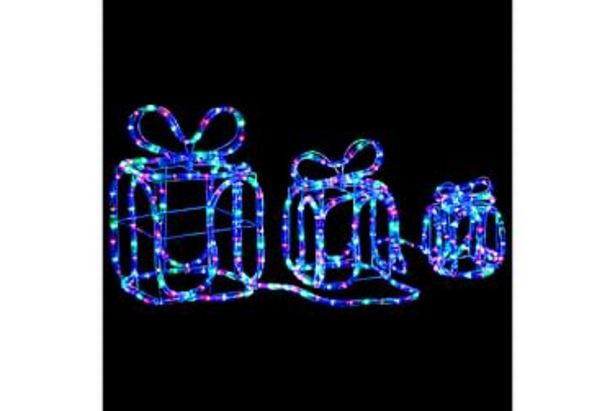 Juldekoration julklappar med 180 LED inomhus/utomhus för 1495 kr