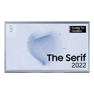 50" The Serif 4K Smart TV Cotton Blue (2022) för 9990 kr på Samsung
