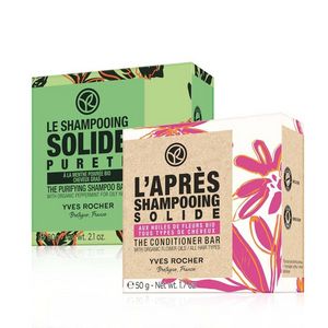 Solid Purifying Shampoo & Conditioner för 199 kr på Yves Rocher