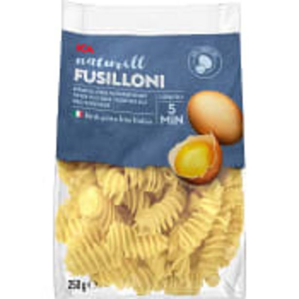 Pasta Fusilloni Färsk 250g ICA för 13,9 kr