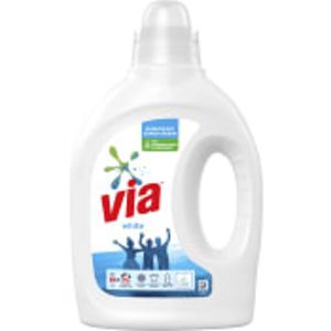 Tvättmedel Flytande White 760ml Via för 36,5 kr på ICA Maxi