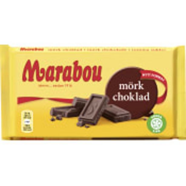 Choklad Mörk 185g Marabou för 19,9 kr